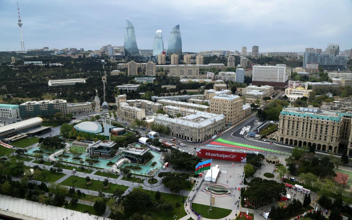 Baku, Azerbajdžan ilustračné