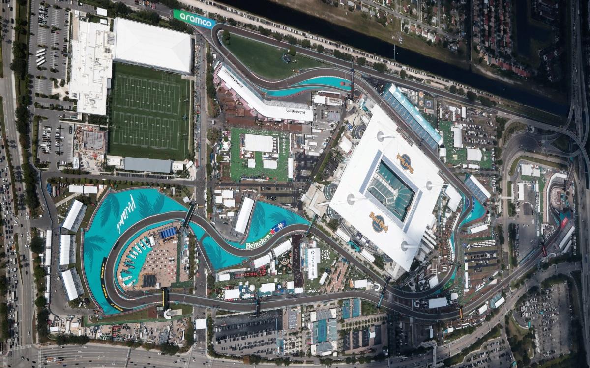 Miami International Autodrome, ilustračný, letecký
