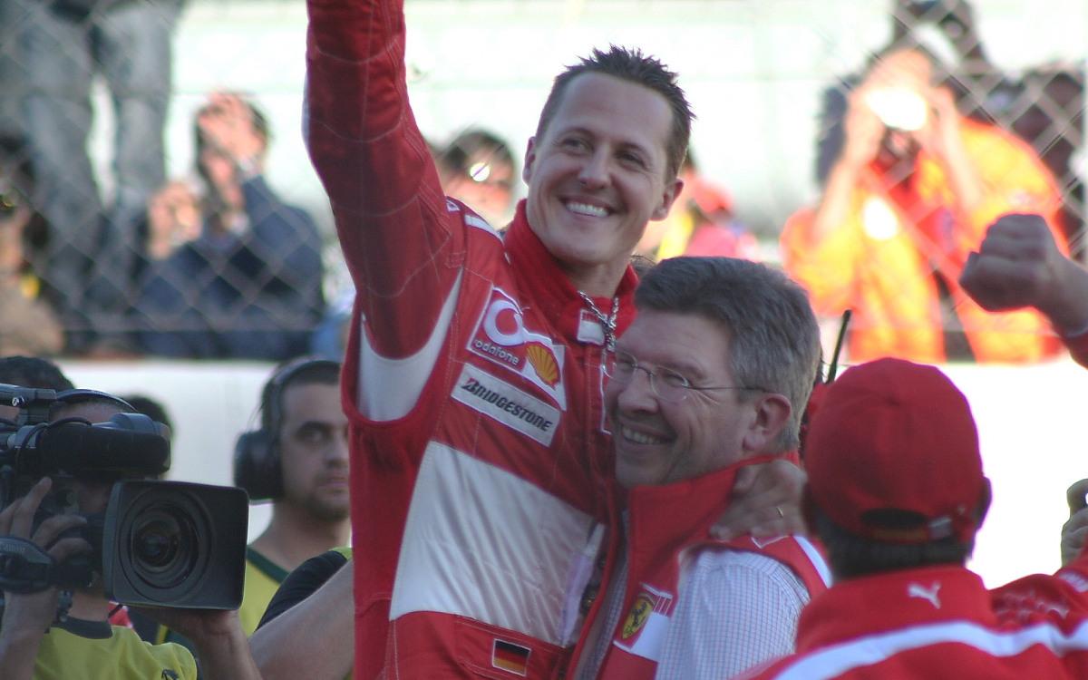 Michael Schumacher a Ross Brawn, 2006