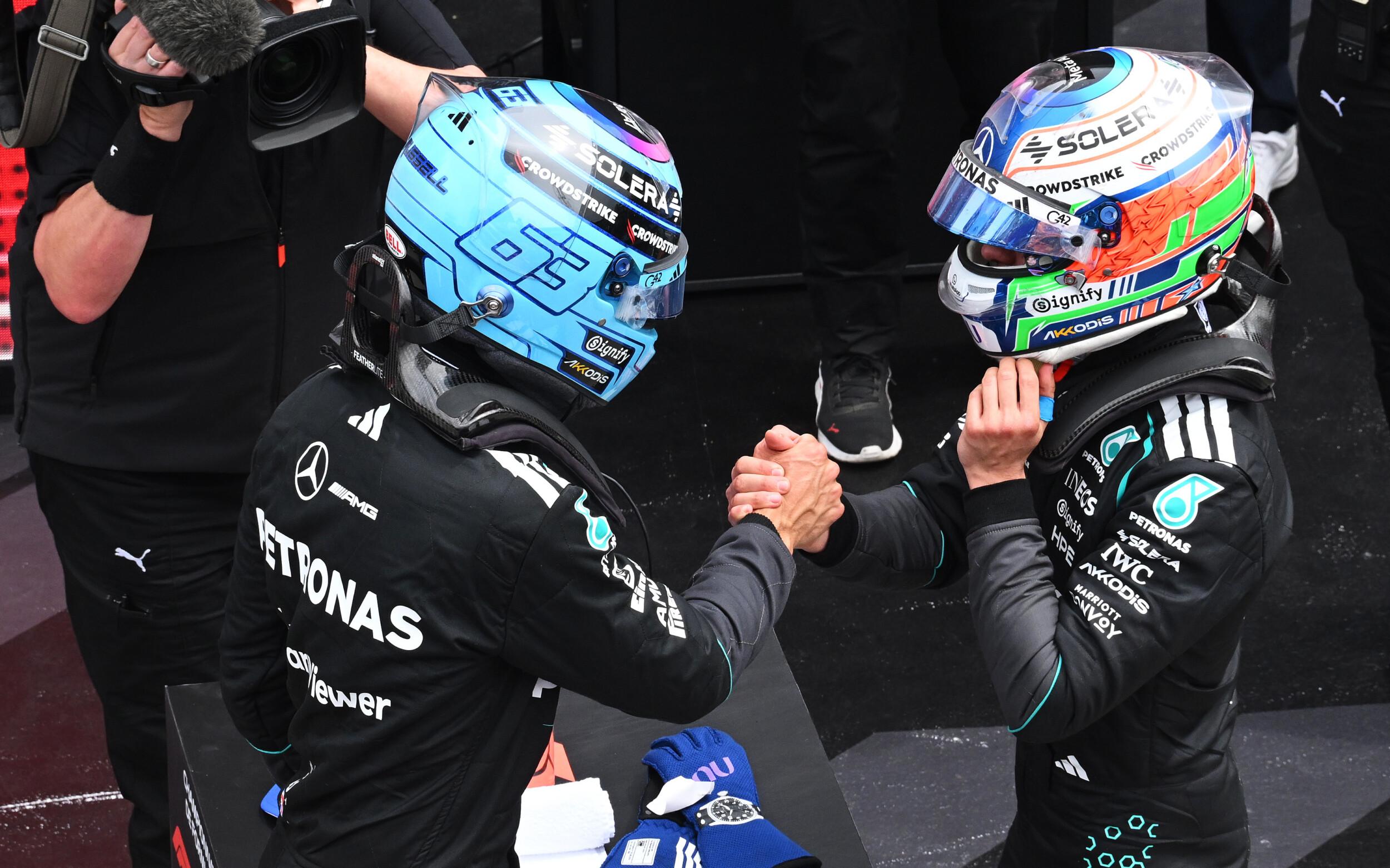 George Russell a Kimi Antonelli