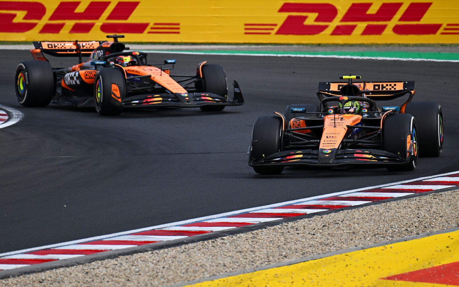 Lando Norris a Oscar Piastri
