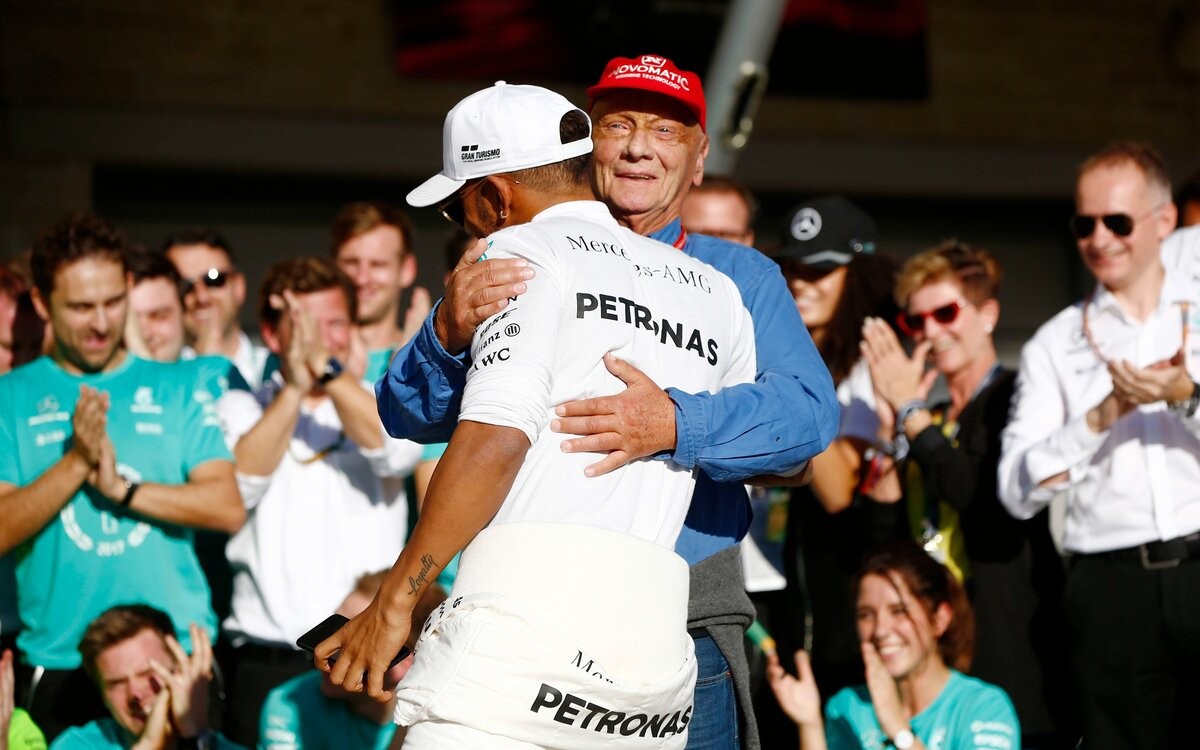 Lewis Hamilton a Niki Lauda