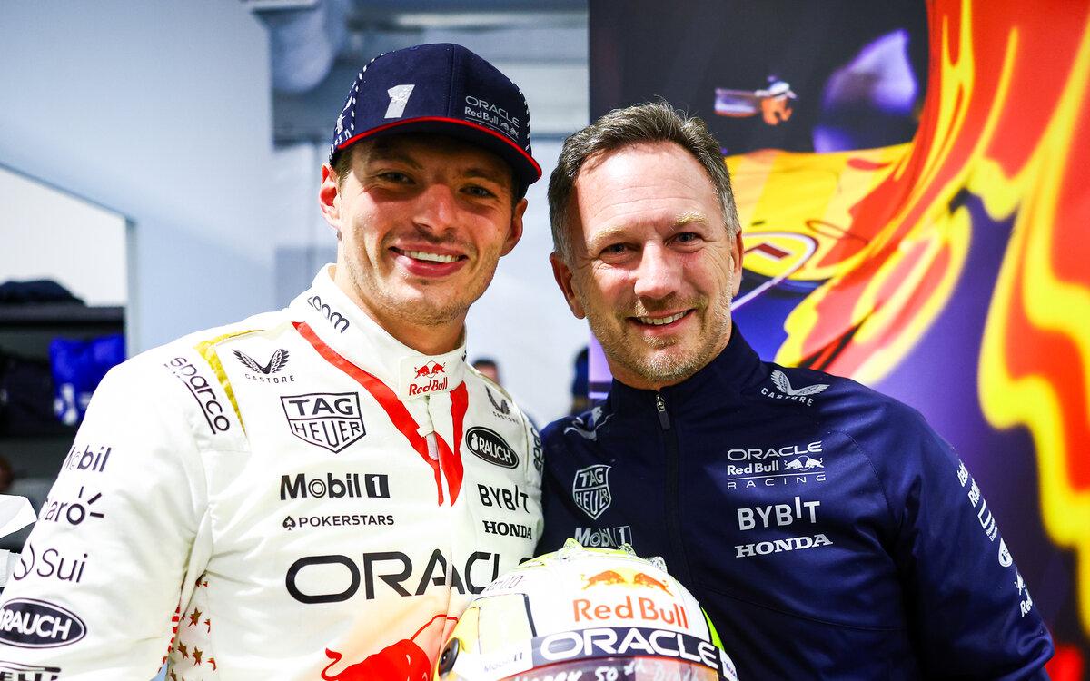 Max Verstappen a Christian Horner