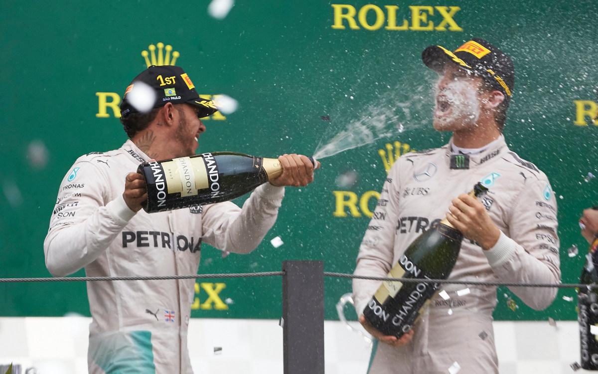 Lewis Hamilton a Nico Rosberg, 2016