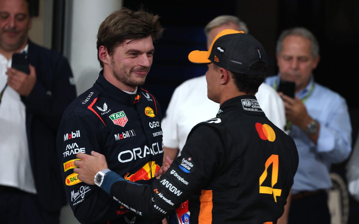 Max Verstappen a Lando Norris