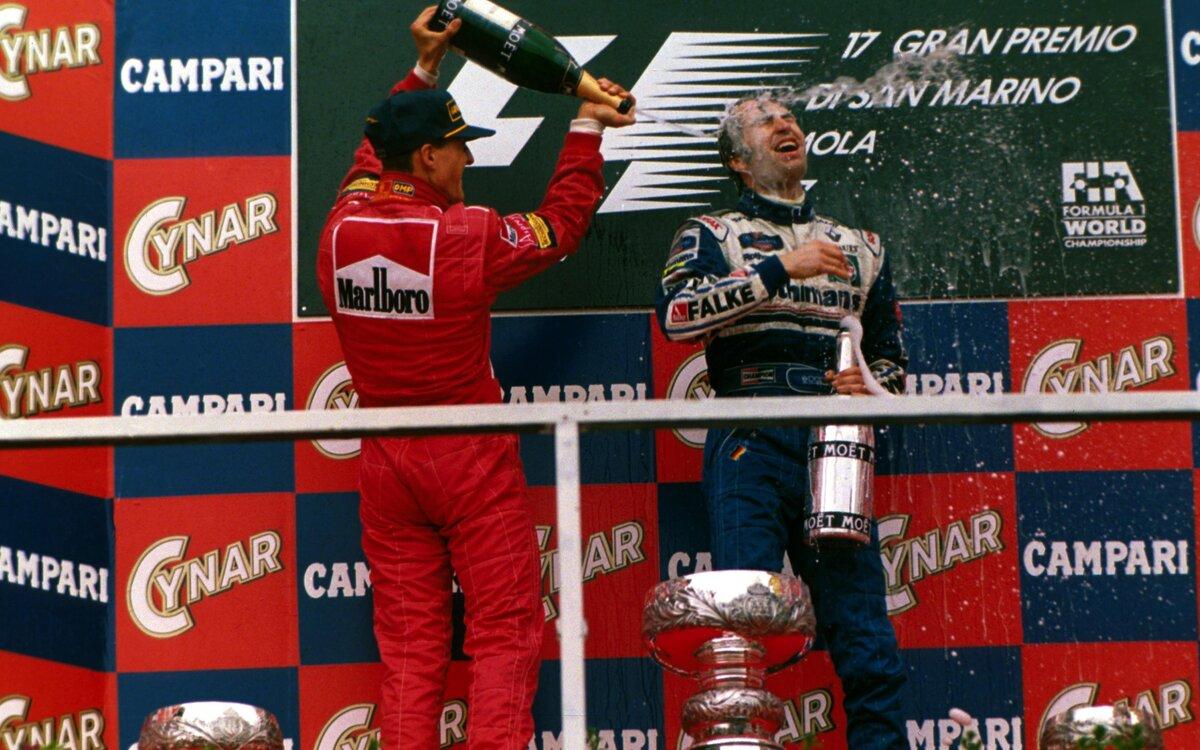 Michael Schumacher a Heinz-Harald Frentzen