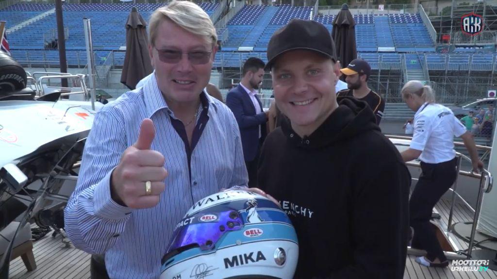 Mika Häkkinen a Valtteri Bottas