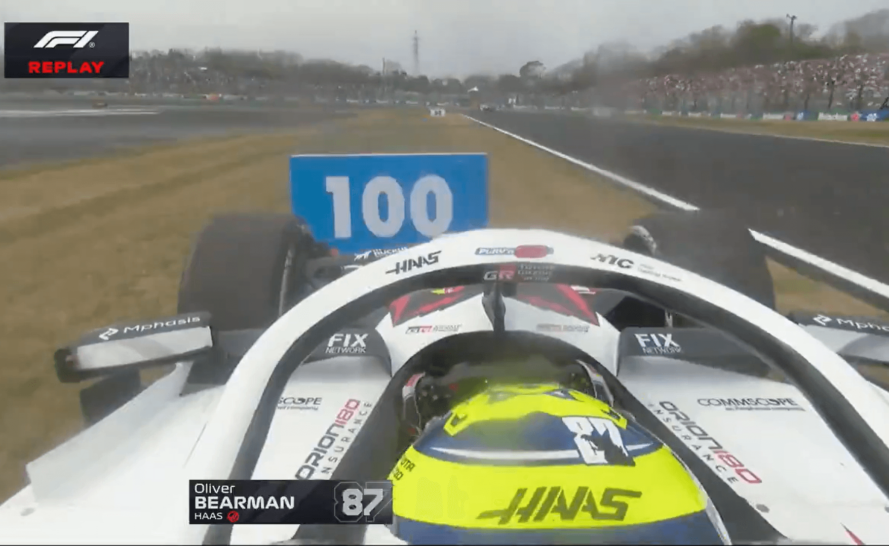 Nehoda Olivera Bearmana