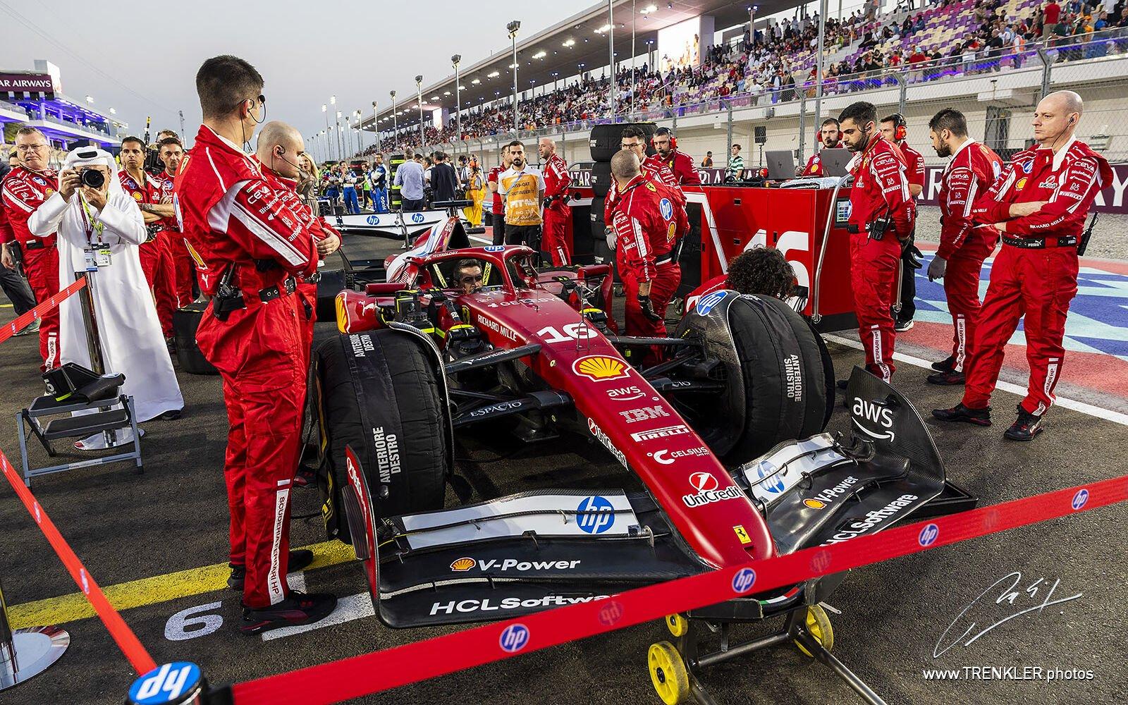 Auto Charlesa Leclerca na rošte