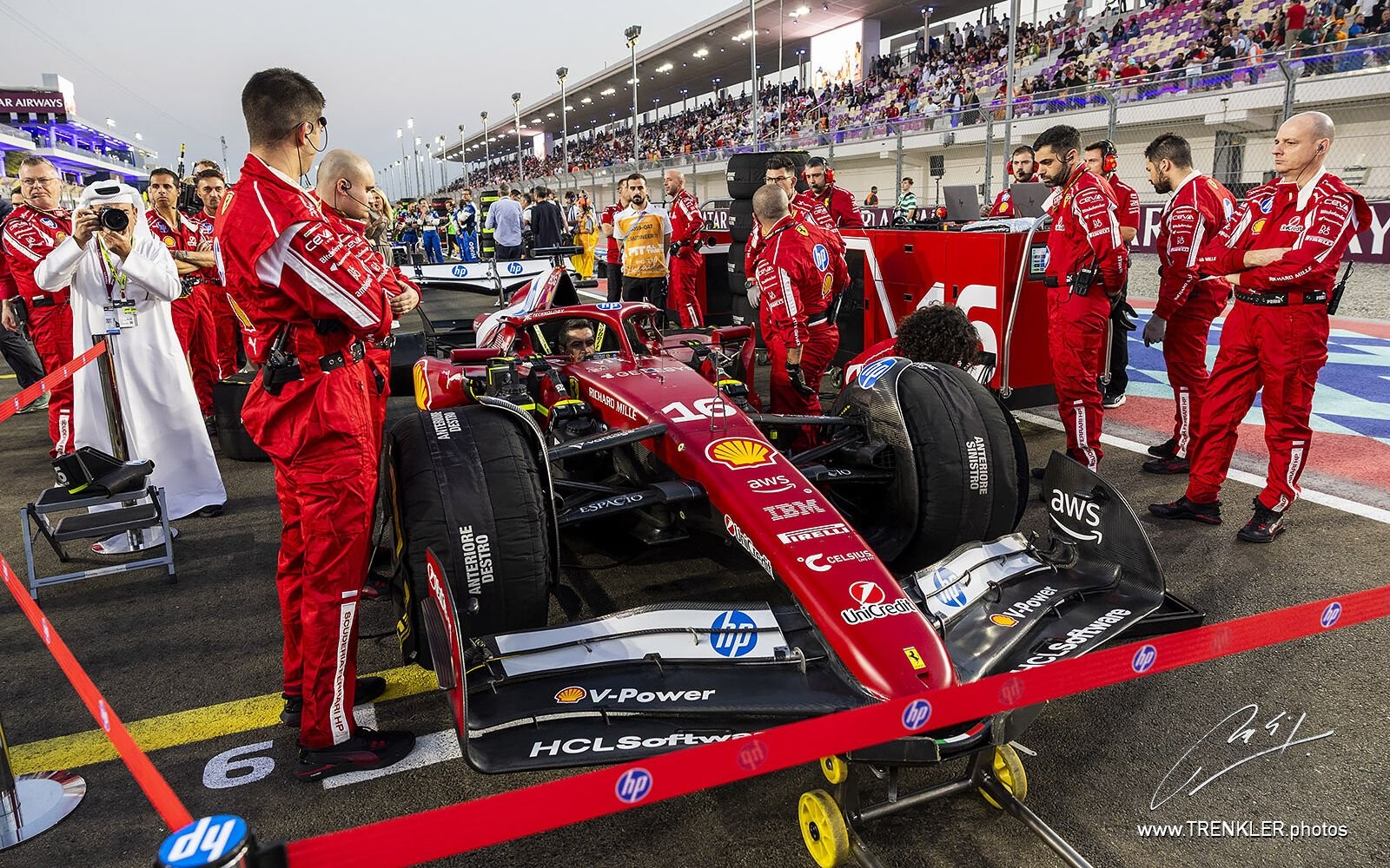 Auto Charlesa Leclerca na rošte