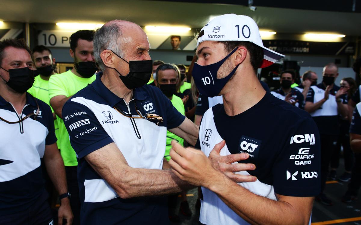 Pierre Gasly a Franz Tost
