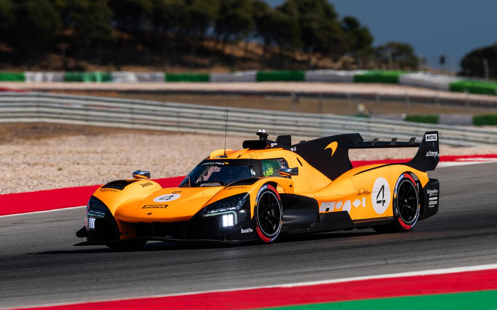Lando Norris testuje MCL-HY pre WEC