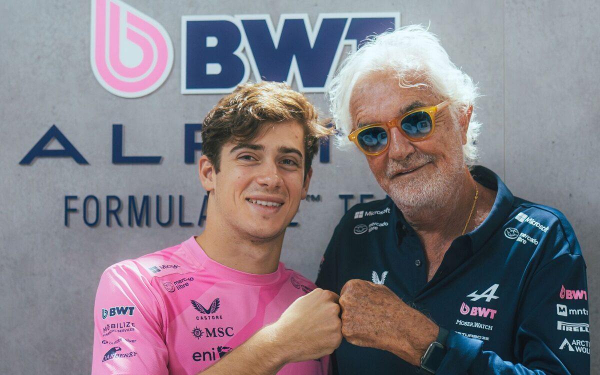 Franco Colapinto a Flavio Briatore
