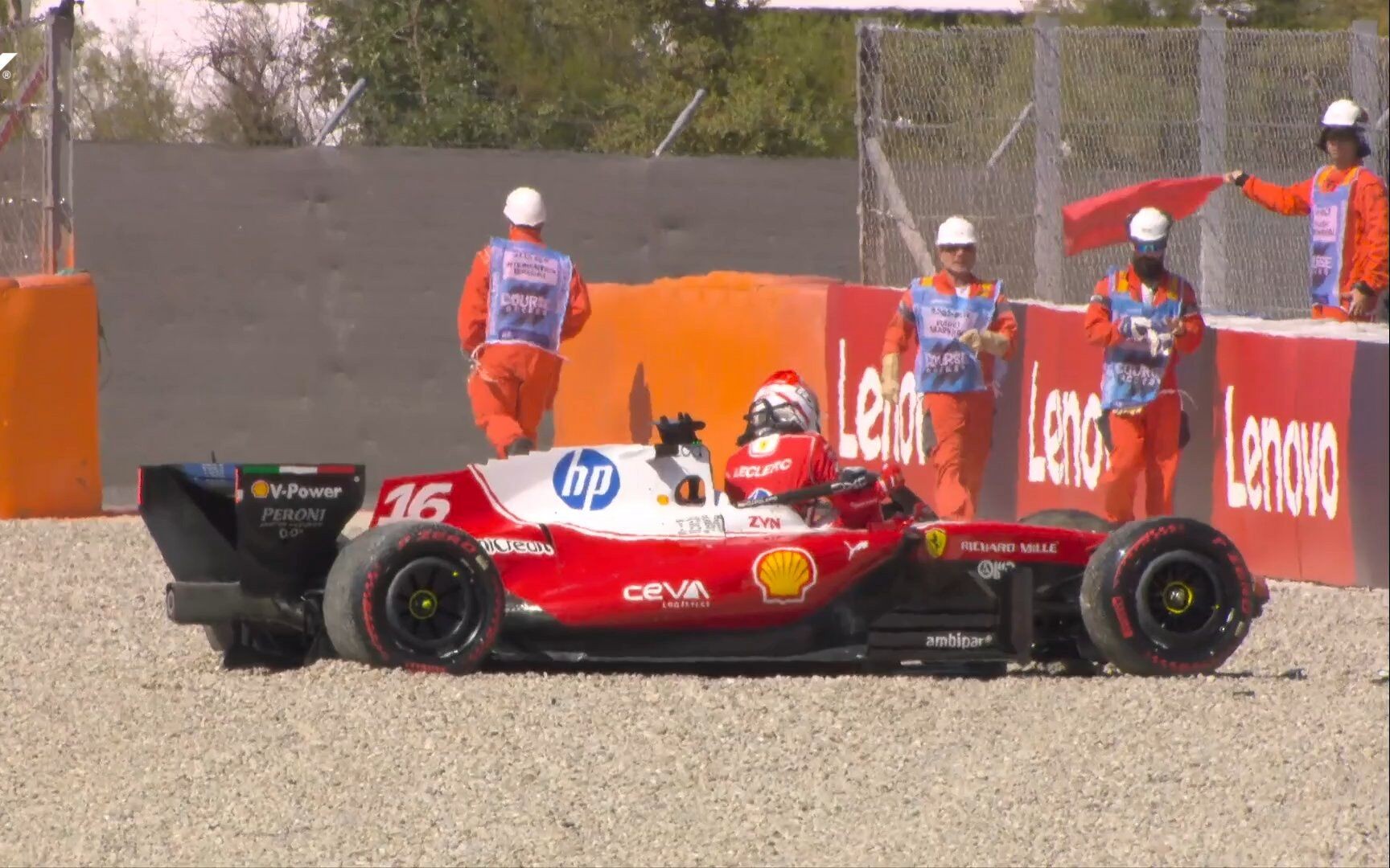 Charles Leclerc v bariére