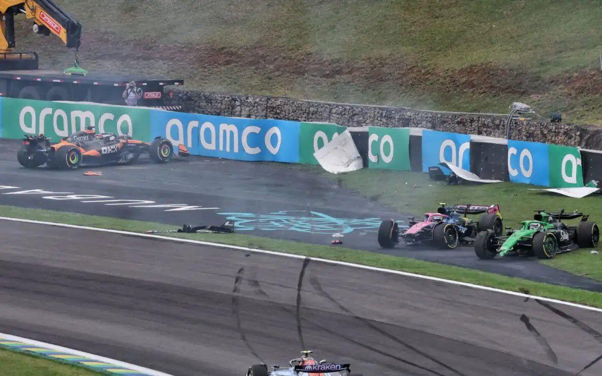 Oscar Piastri, Nico Hülkenberg a Franco Colapinto