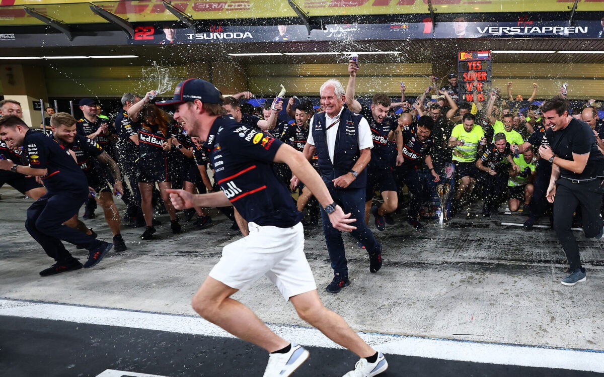 Max Verstappen a Helmut Marko