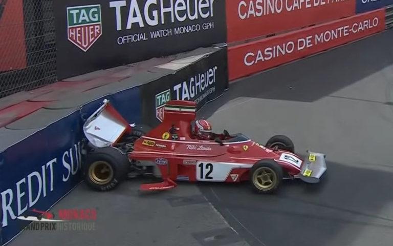 fotka k článku Leclerc havaroval v Laudovom Ferrari, no nie vlastnou vinou